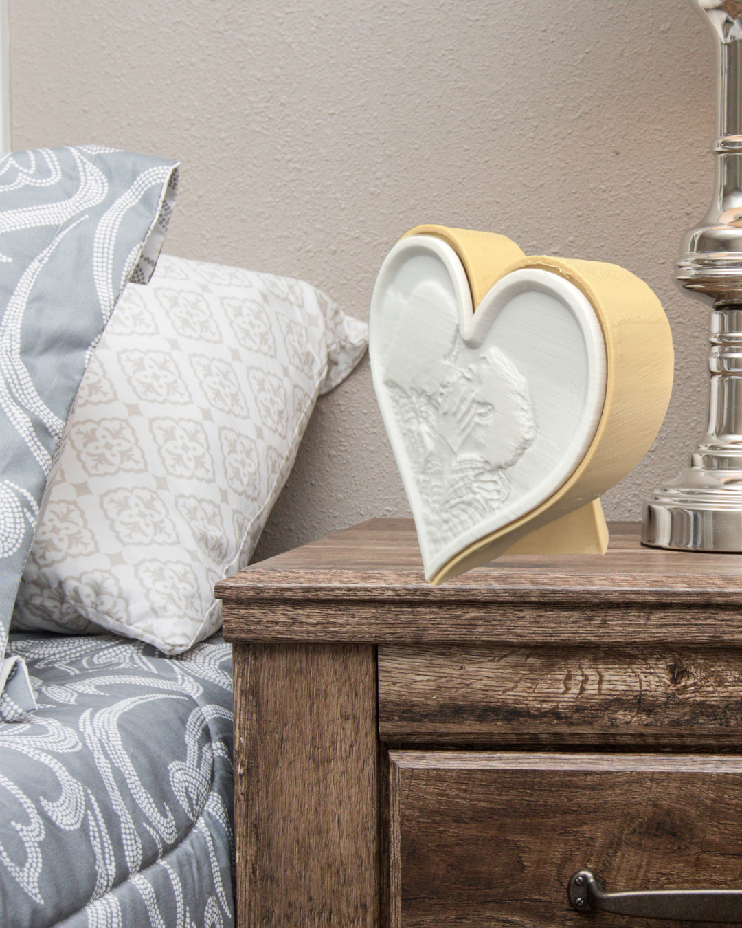 Lampada Cuore - con Foto a scelta